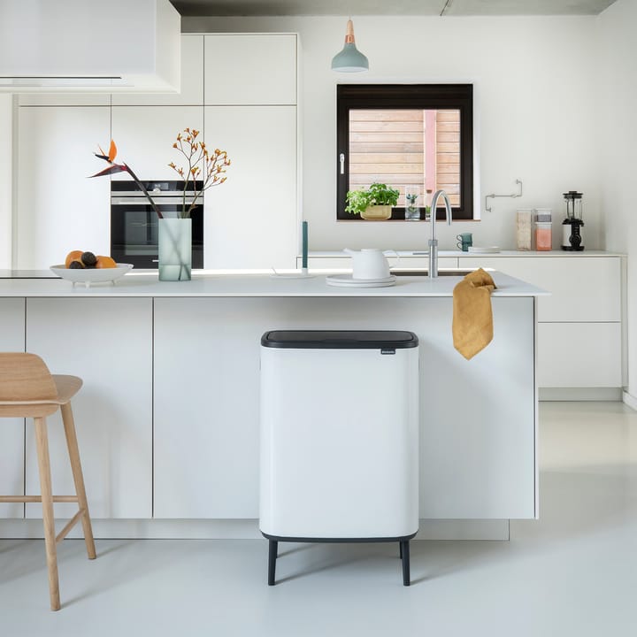 Bo touch bin high 60 L, Hvit Brabantia