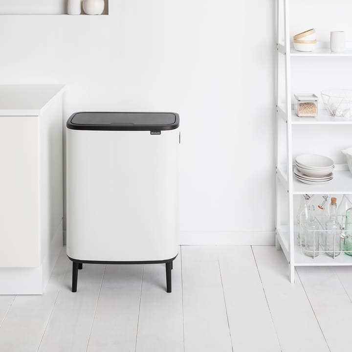 Bo touch bin high 60 L, Hvit Brabantia