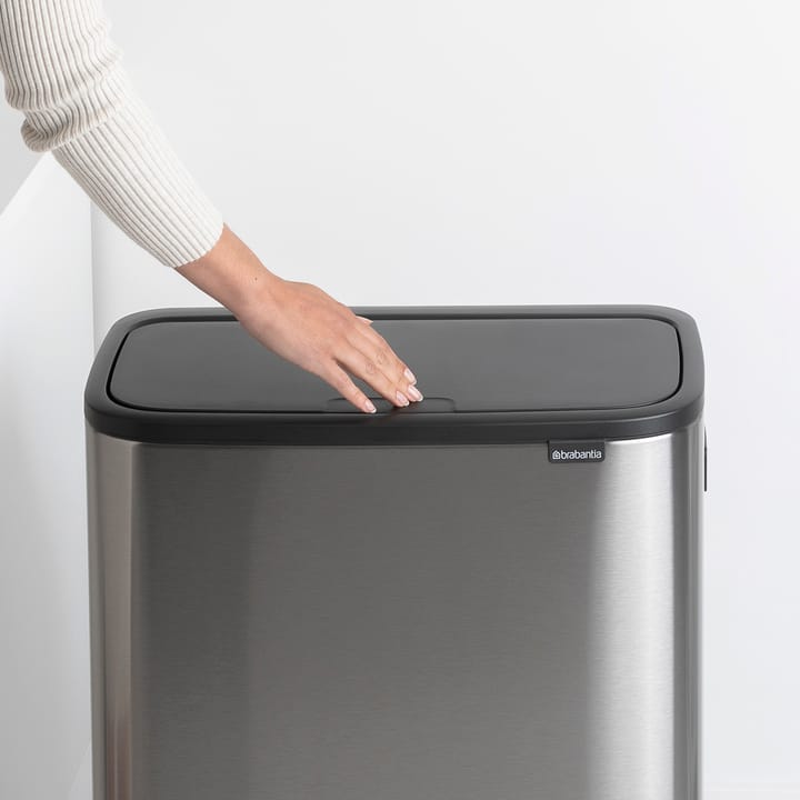 Bo touch bin high 60 L, Mattbørstet stål Brabantia