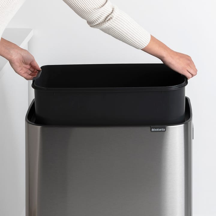 Bo touch bin high 60 L, Mattbørstet stål Brabantia