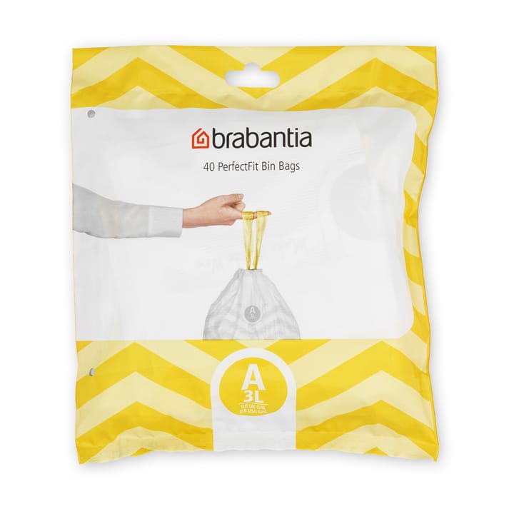 Brabantia PerfectFit avfallspose 40 stk., 3 liter Brabantia