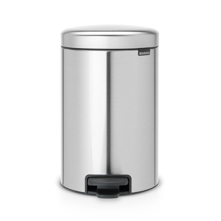 New Icon pedalbøtte 12 liter - matt steel fingerprint proof - Brabantia