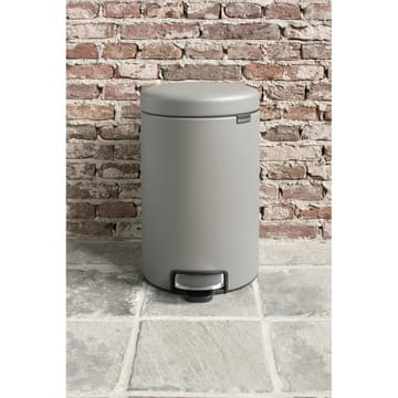 New Icon pedalbøtte 12 liter - Mineral concrete grey - Brabantia