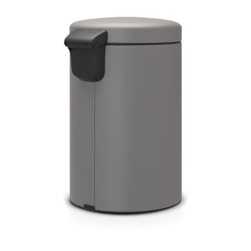 New Icon pedalbøtte 12 liter - Mineral concrete grey - Brabantia