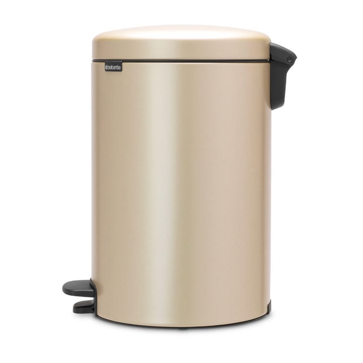 New Icon pedalbøtte 20 liter, Metallic Gold Brabantia