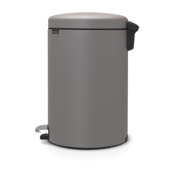 New Icon pedalbøtte 20 liter - Mineral concrete grey - Brabantia