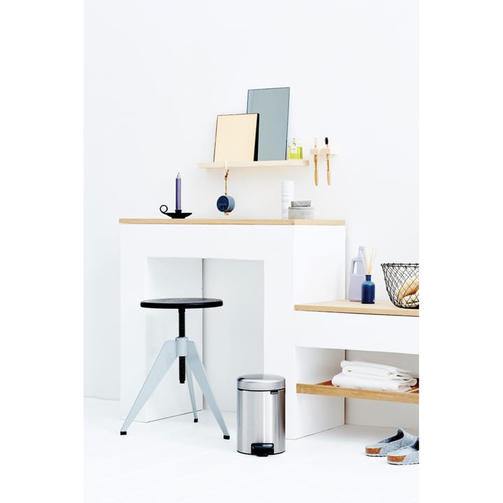 New Icon pedalbøtte 3 liter, Matt steel fingerprint proof Brabantia