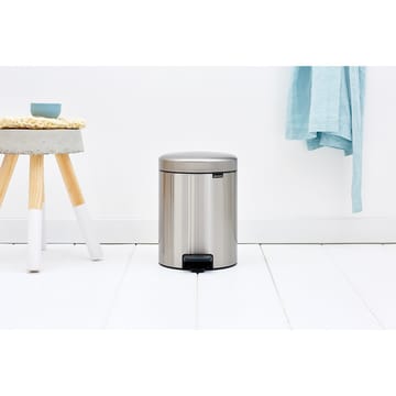 New Icon pedalbøtte 5 liter - Matt steel fingerprint proof - Brabantia