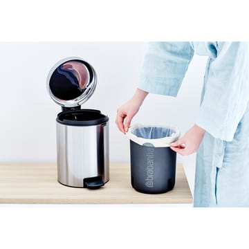 New Icon pedalbøtte 5 liter - Matt steel fingerprint proof - Brabantia