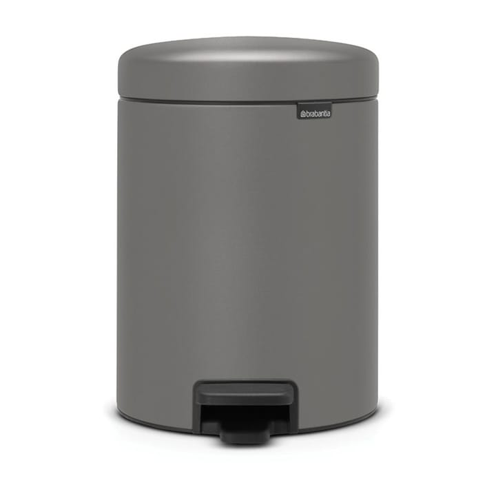 New Icon pedalbøtte 5 liter, Mineral concrete grey Brabantia