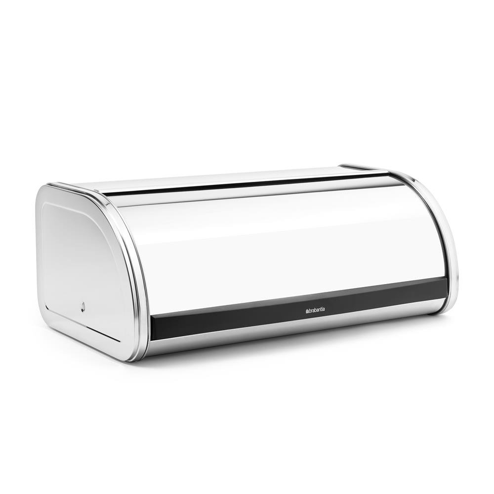 Brabantia Roll Top brødboks middels brilliant steel