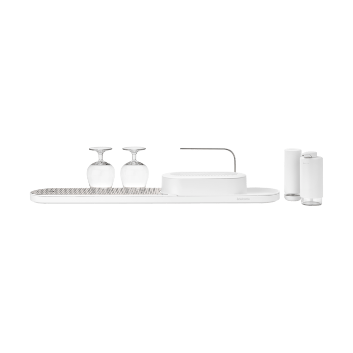 SinkStyle oppvaskorganiserer sett 4 deler, Mineral Fresh White Brabantia