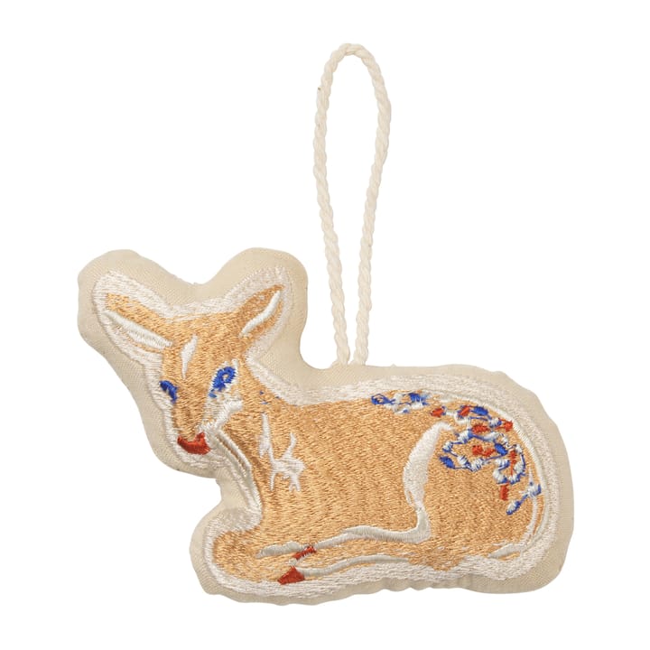 Baby Deer julhänge, Warm beige Broste Copenhagen