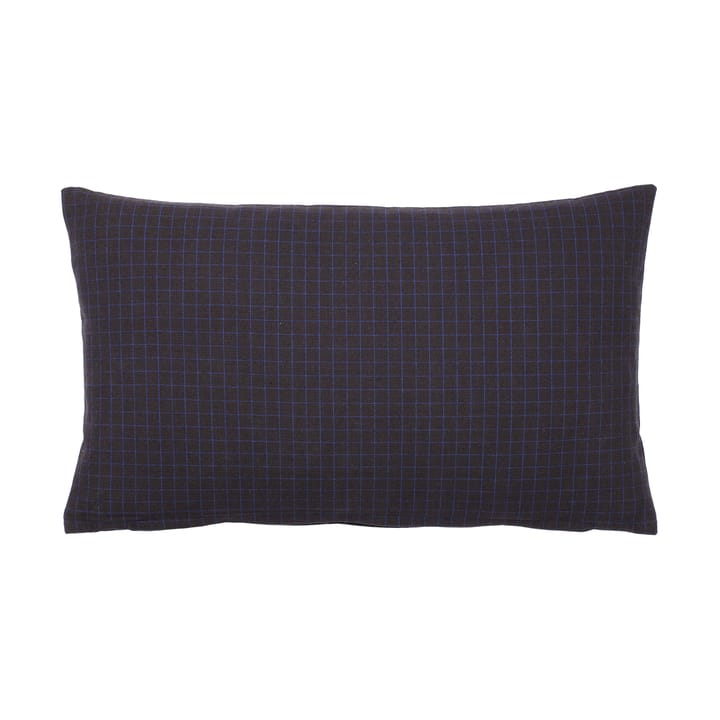 Bodil putetrekk 30x50 cm - Black-intense blue - Broste Copenhagen