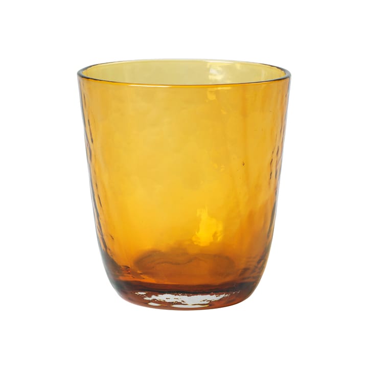 Hammered vannglass 33,5 cl, Amber Broste Copenhagen