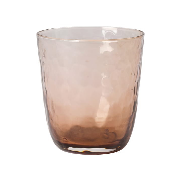 Hammered vannglass 33,5 cl, Brun Broste Copenhagen