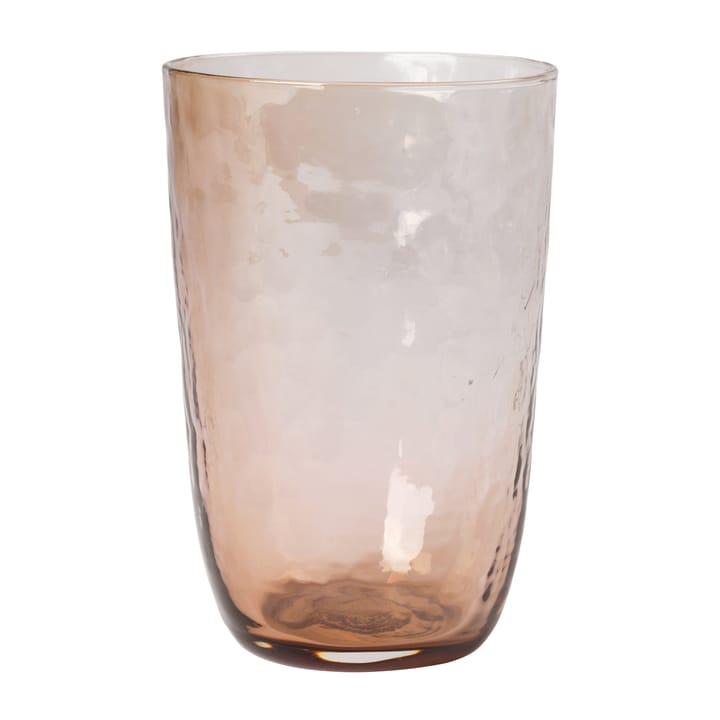 Hammered vannglass 50 cl, Brun Broste Copenhagen