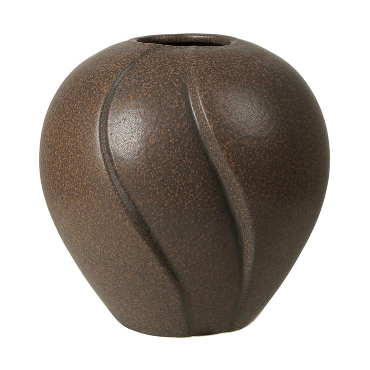 Leda vase Ø15x15 cm, Antique brown Broste Copenhagen