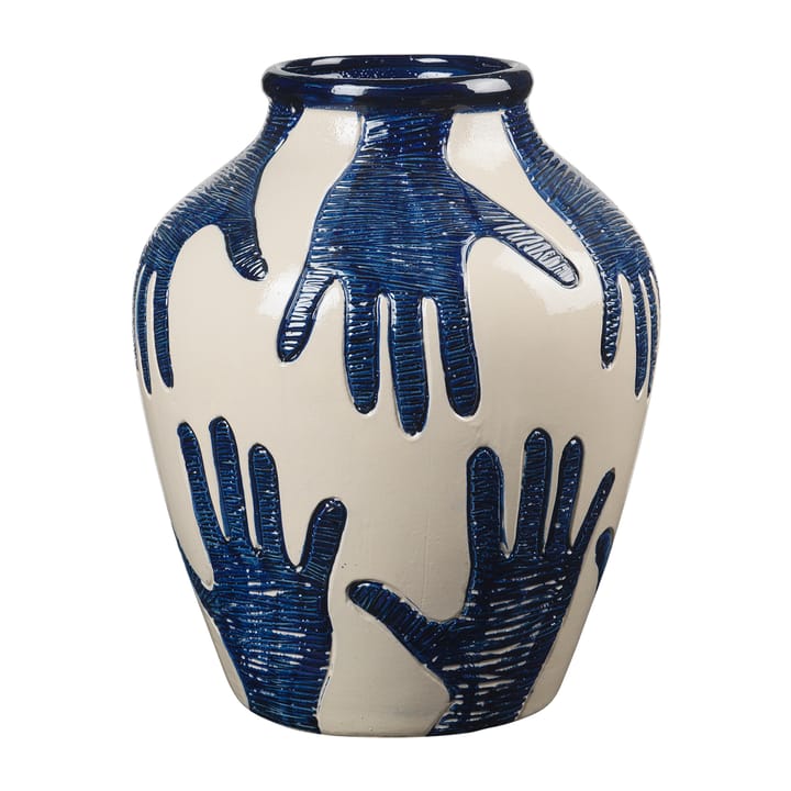 Mime vase 40 cm, Intense blue-rainy day Broste Copenhagen