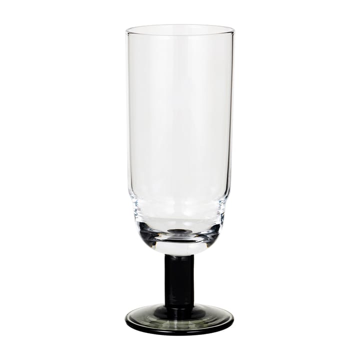 Nordic Bistro champagneglass 20 cl - Clear-smoke stem - Broste Copenhagen