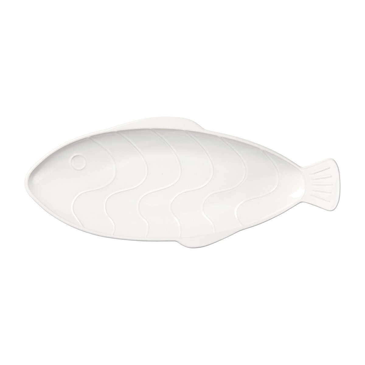 Broste Copenhagen Pesce fat 17,6 x 41,4 cm Transparent white