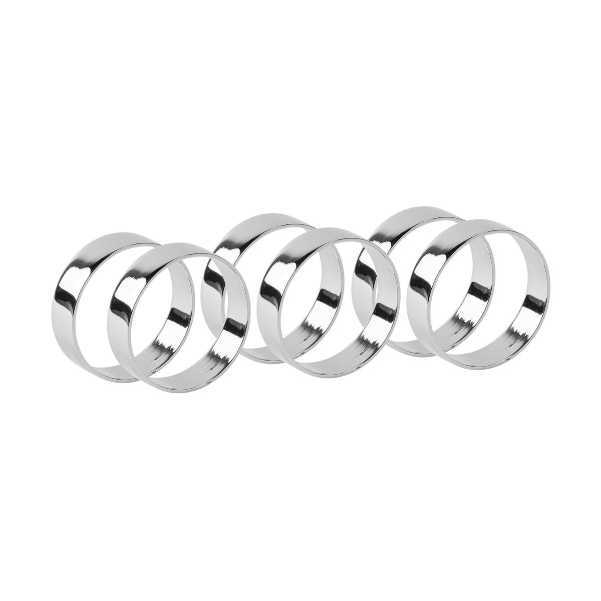 Broste Copenhagen Ring serviettring 6-pk Silver finish