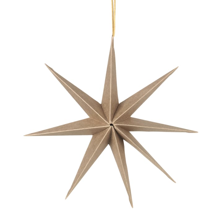 Star papirstjerne Ø 50 cm, Natural brown Broste Copenhagen