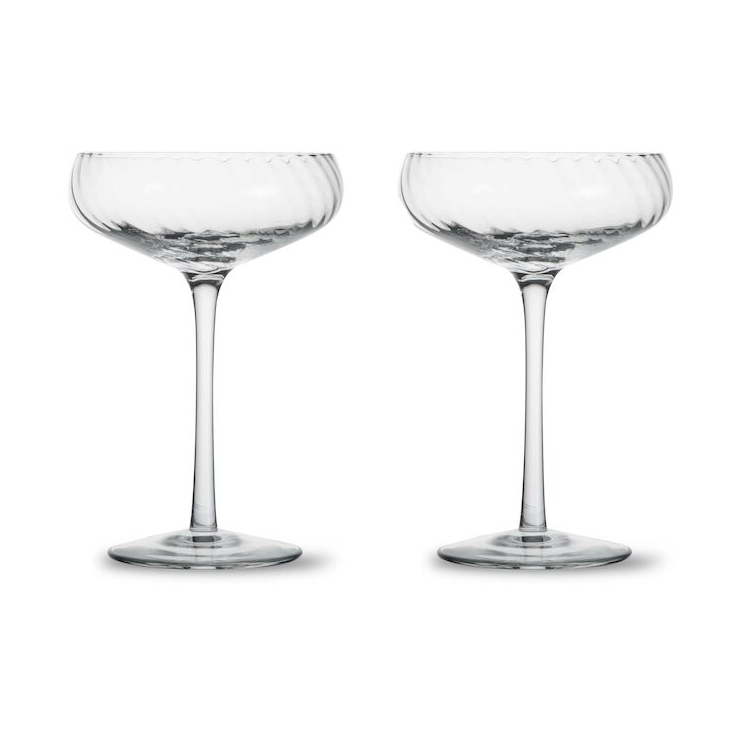 Byon Opacity champagneglass Coupe 30 cl 2-pk Klar