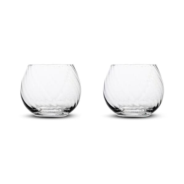 Opacity vannglass 22 cl 2-pk - Klar - Byon