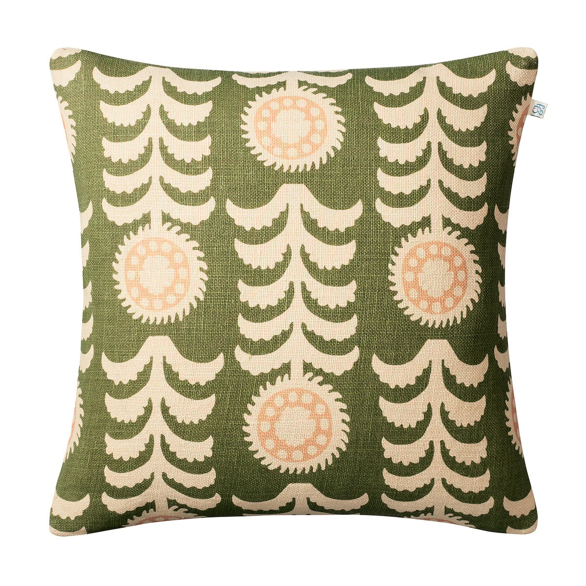 Chhatwal & Jonsson Alok putetrekk 50 x 50 cm Beige-green-rose