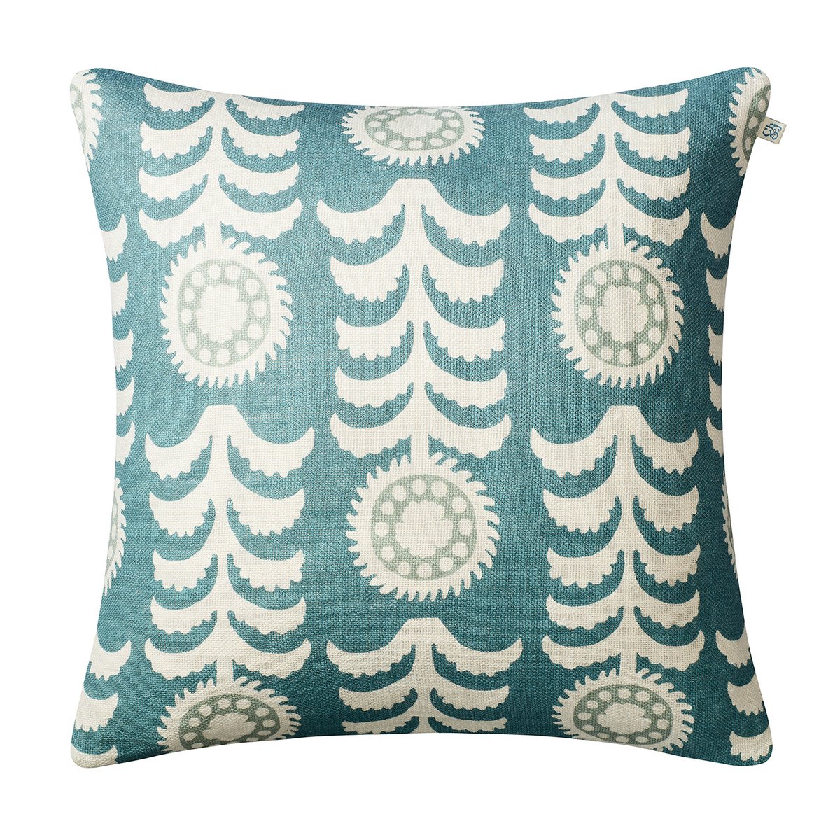 Chhatwal & Jonsson Alok putetrekk 50 x 50 cm White-blue-aqua