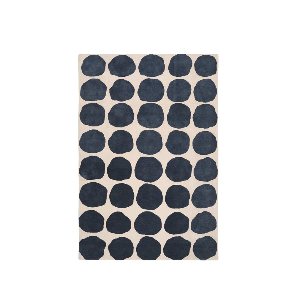 Chhatwal & Jonsson Big Dots teppe light khaki/blue melange 180 x 270 cm