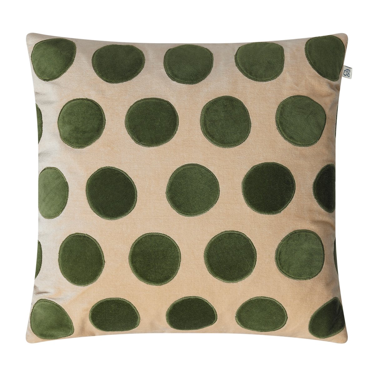 Chhatwal & Jonsson Circle putetrekk 50×50 cm Beige-cactus green