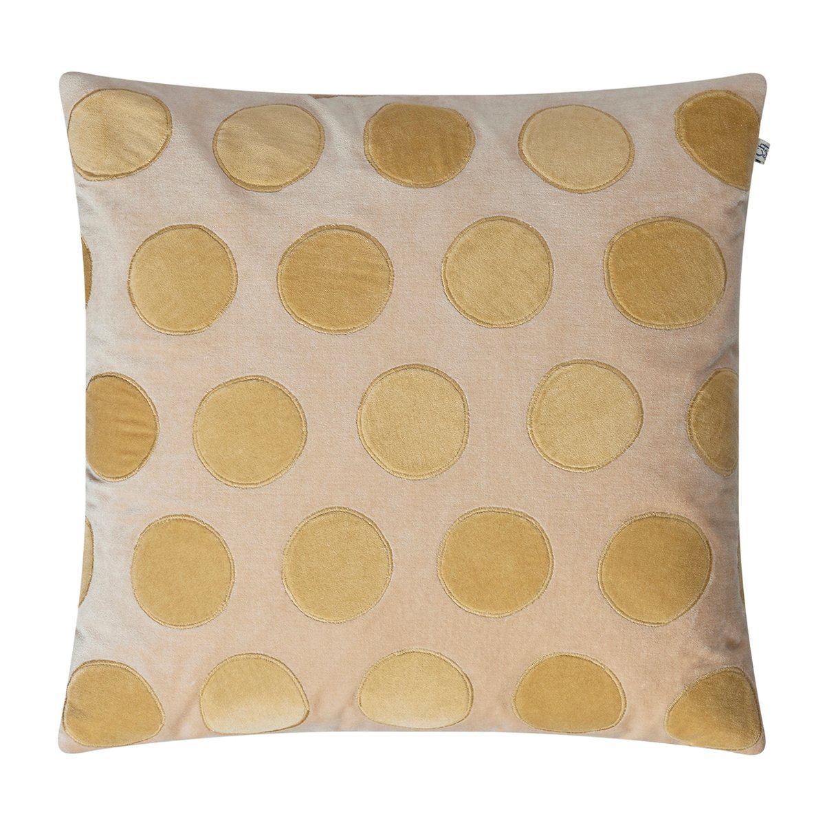 Chhatwal & Jonsson Circle putetrekk 50×50 cm Beige-spicy yellow