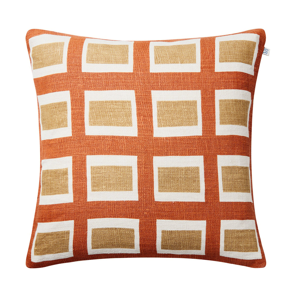 Chhatwal & Jonsson Hira putetrekk 50×50 cm Apricot Orange/Khaki