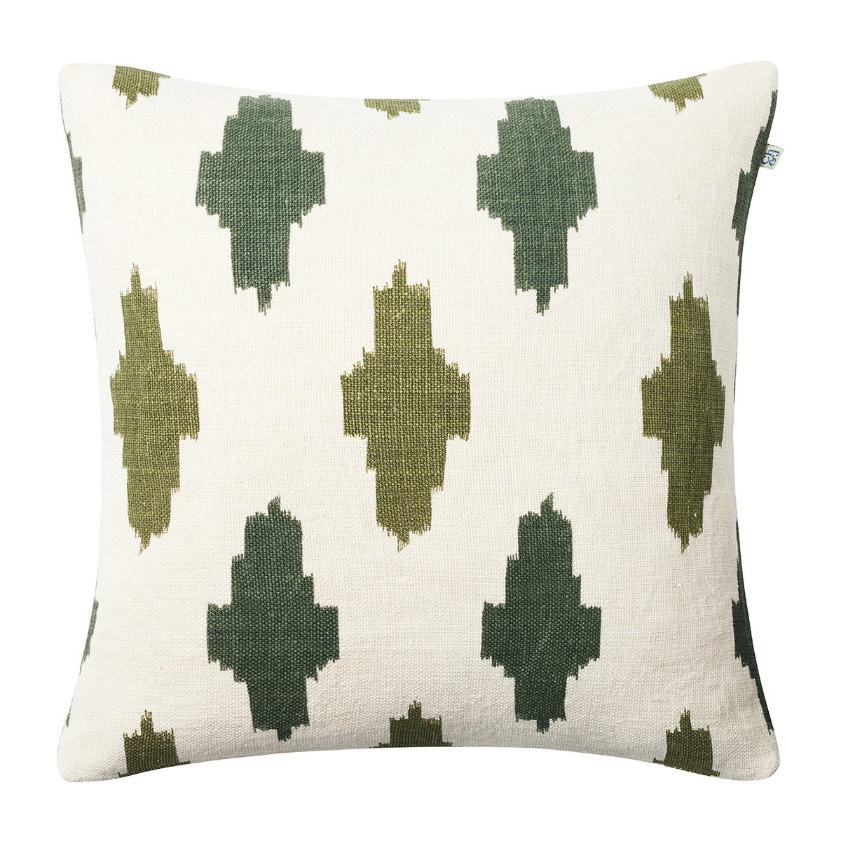 Chhatwal & Jonsson Ikat Agra putetrekk 50 x 50 cm Green-cactus green