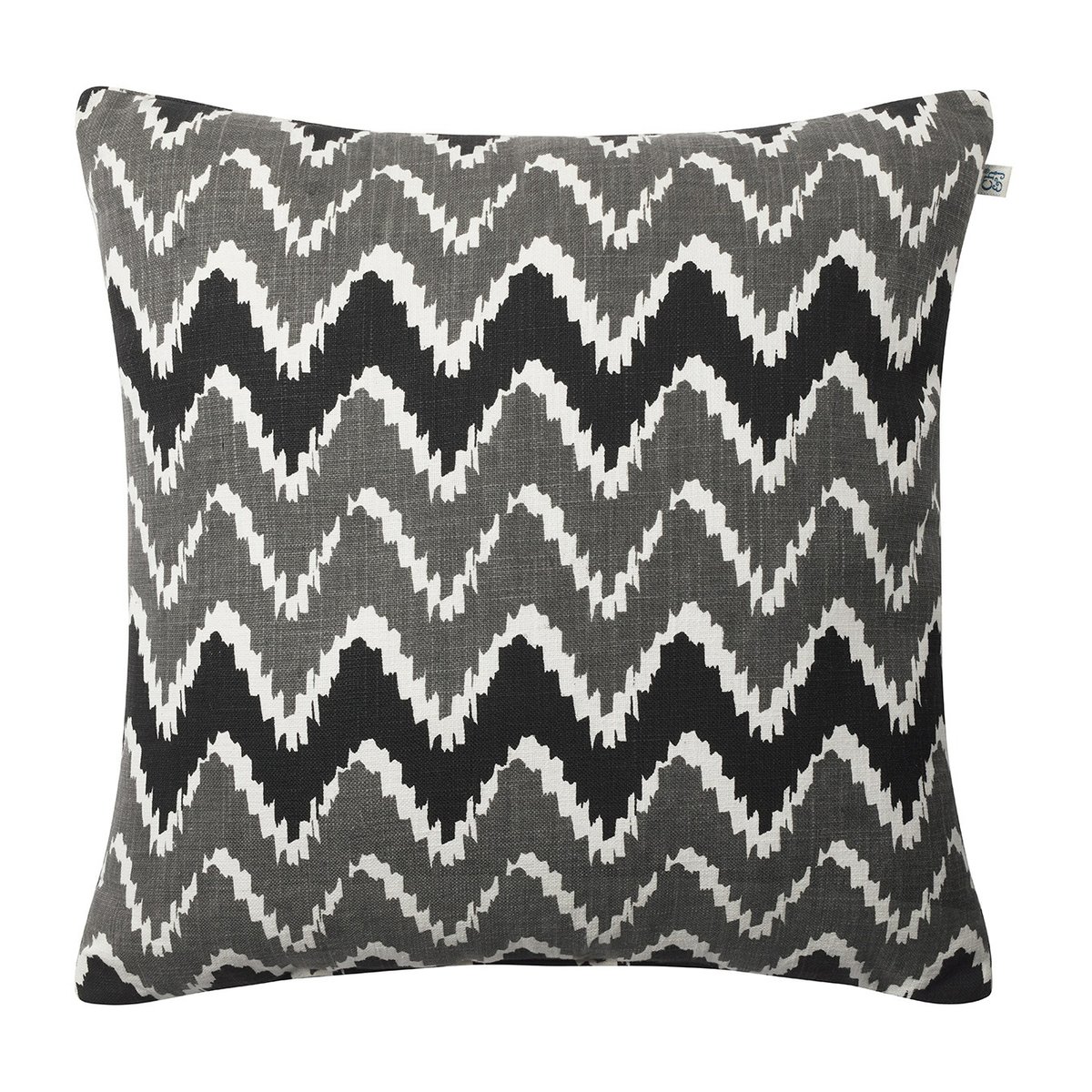 Chhatwal & Jonsson Ikat Bangalore utendørs pute 50 x 50 cm Grey-black