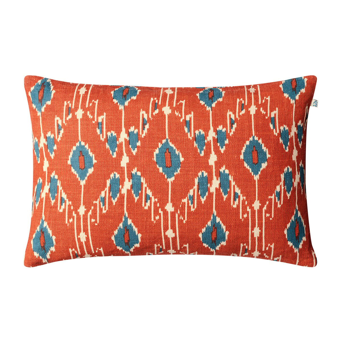 Chhatwal & Jonsson Ikat Goa putevar 60 x 40 cm Apricot orange-heaven blue