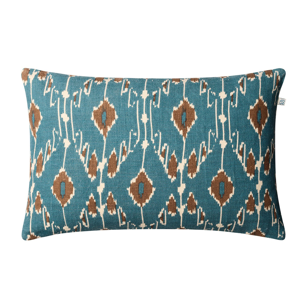 Chhatwal & Jonsson Ikat Goa putevar 60 x 40 cm Heaven blue-taupe