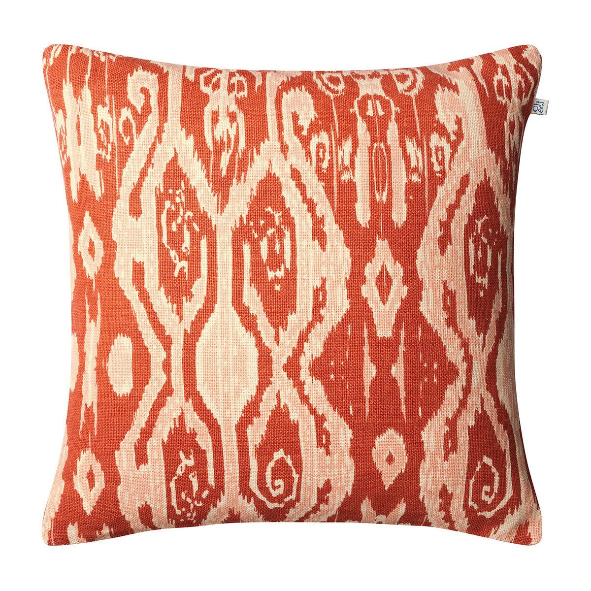 Chhatwal & Jonsson Ikat Madras putetrekk 50×50 cm Apricot orange-rose