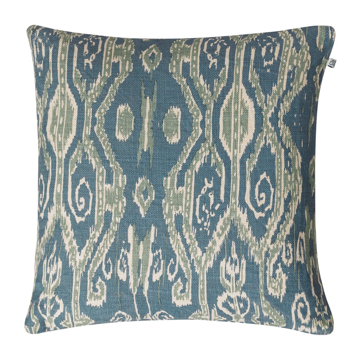 Chhatwal & Jonsson Ikat Madras putetrekk 50×50 cm Heaven blue-aqua