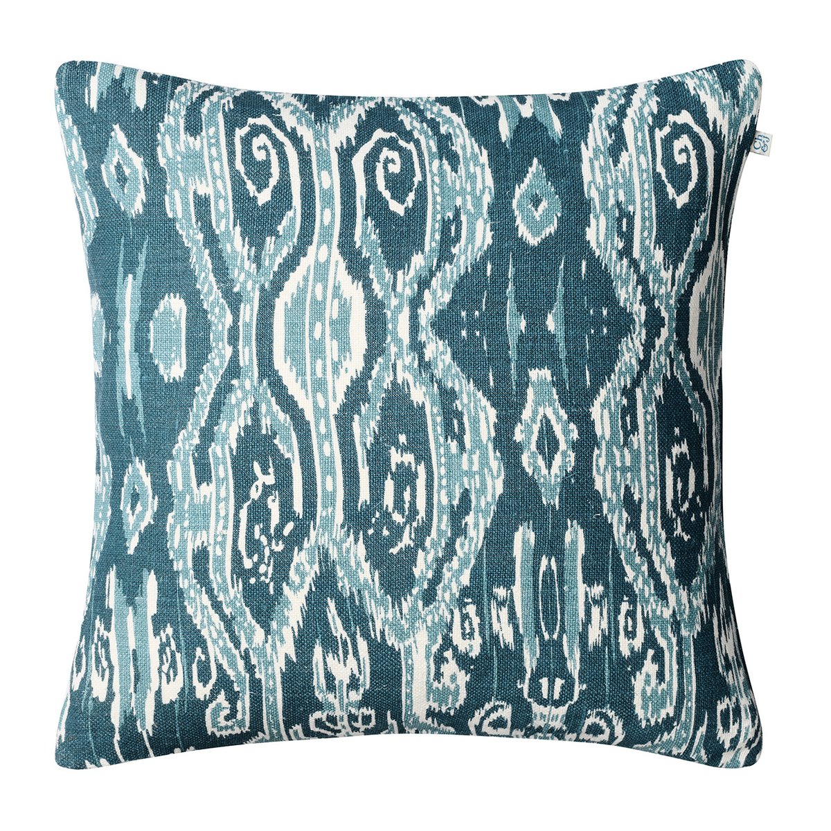 Chhatwal & Jonsson Ikat Madras putetrekk 50×50 cm Palace blue-heaven blue