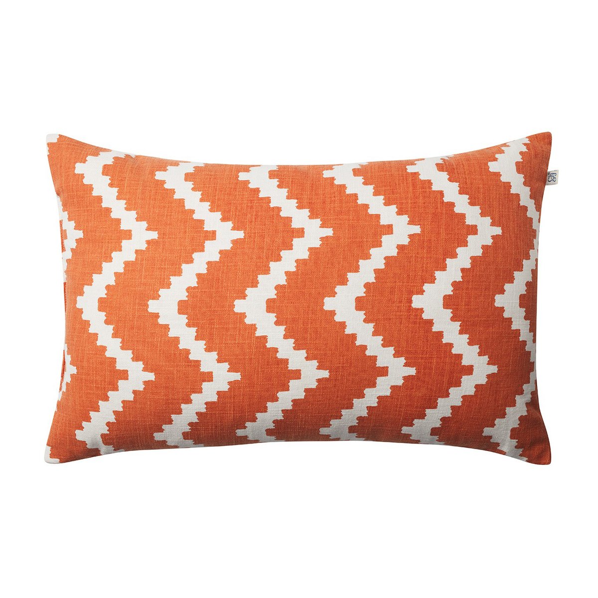 Chhatwal & Jonsson Ikat Sema pute Apricot orange-off white