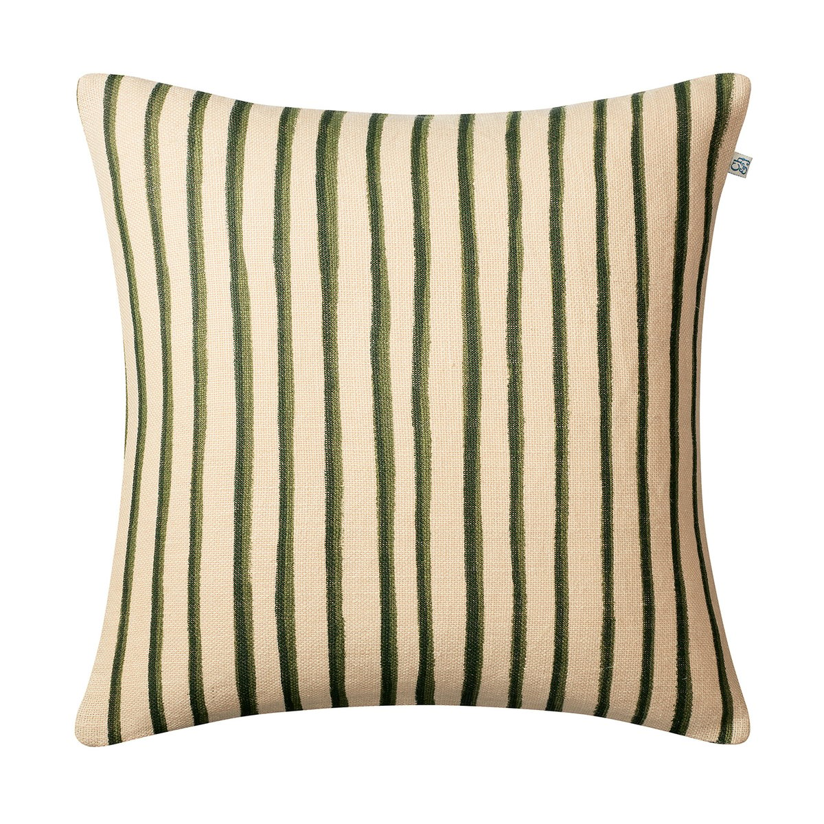 Chhatwal & Jonsson Jaipur Stripe putetrekk 50×50 cm Beige-green-green