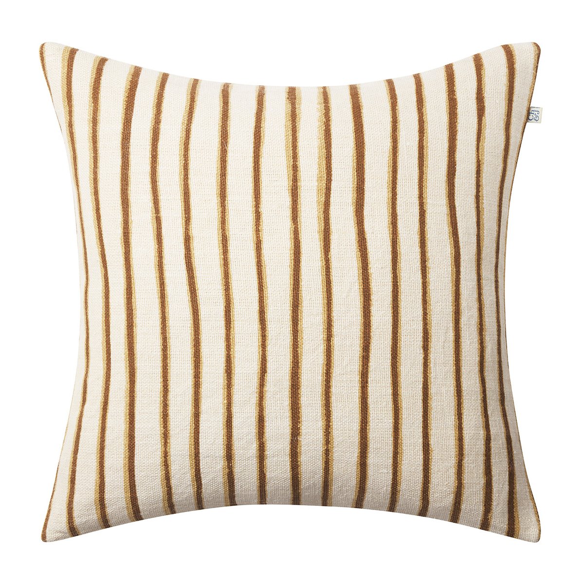 Chhatwal & Jonsson Jaipur Stripe putetrekk 50×50 cm Khaki-taupe