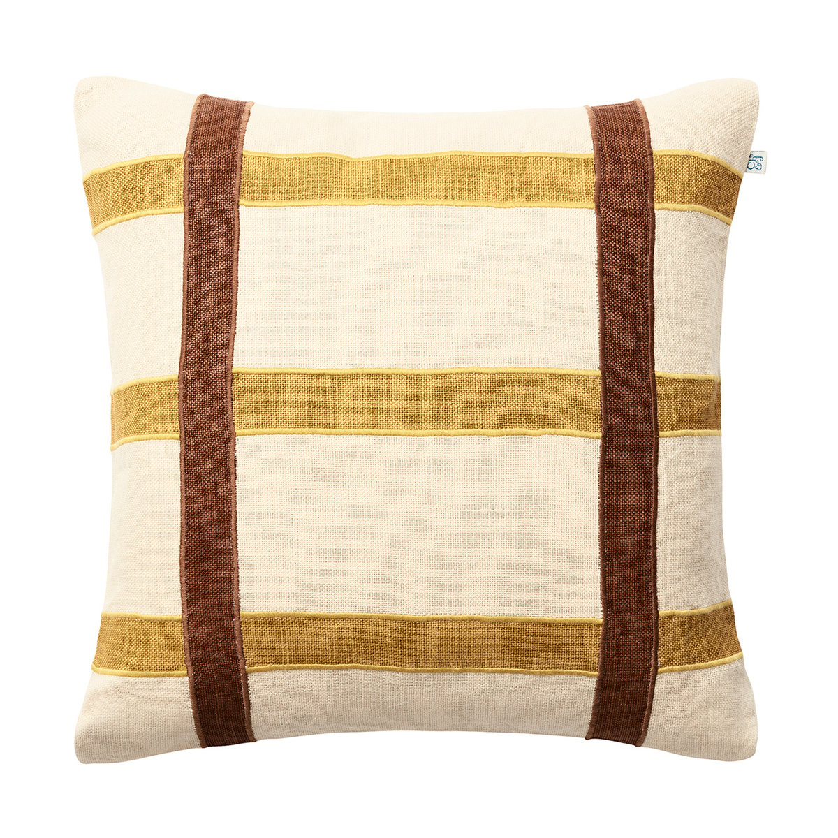 Chhatwal & Jonsson Kiran putetrekk 50 x 50 cm Spicy Yellow-Taupe