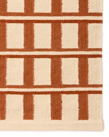 Mysore ullteppe - Beige-apricot orange, 230x320cm - Chhatwal & Jonsson