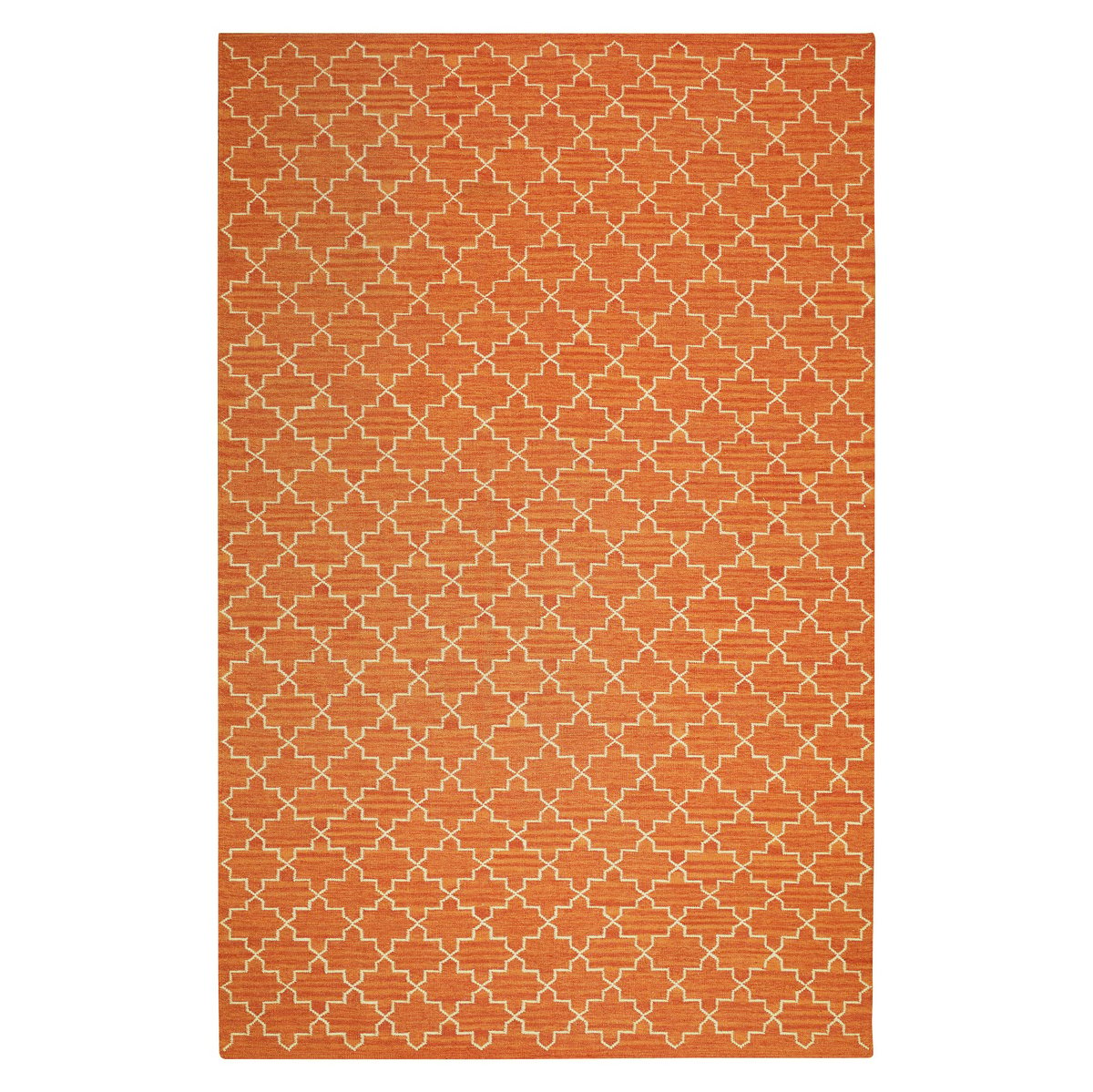 Chhatwal & Jonsson New Geometric gulvteppe 180×272 cm Orange melange-off white