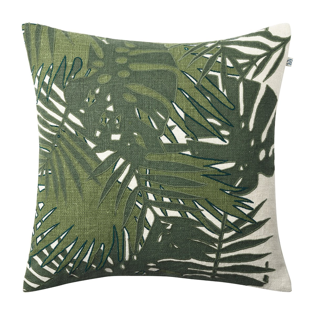 Chhatwal & Jonsson Palm putetrekk 50 x 50 cm Green-cactus green