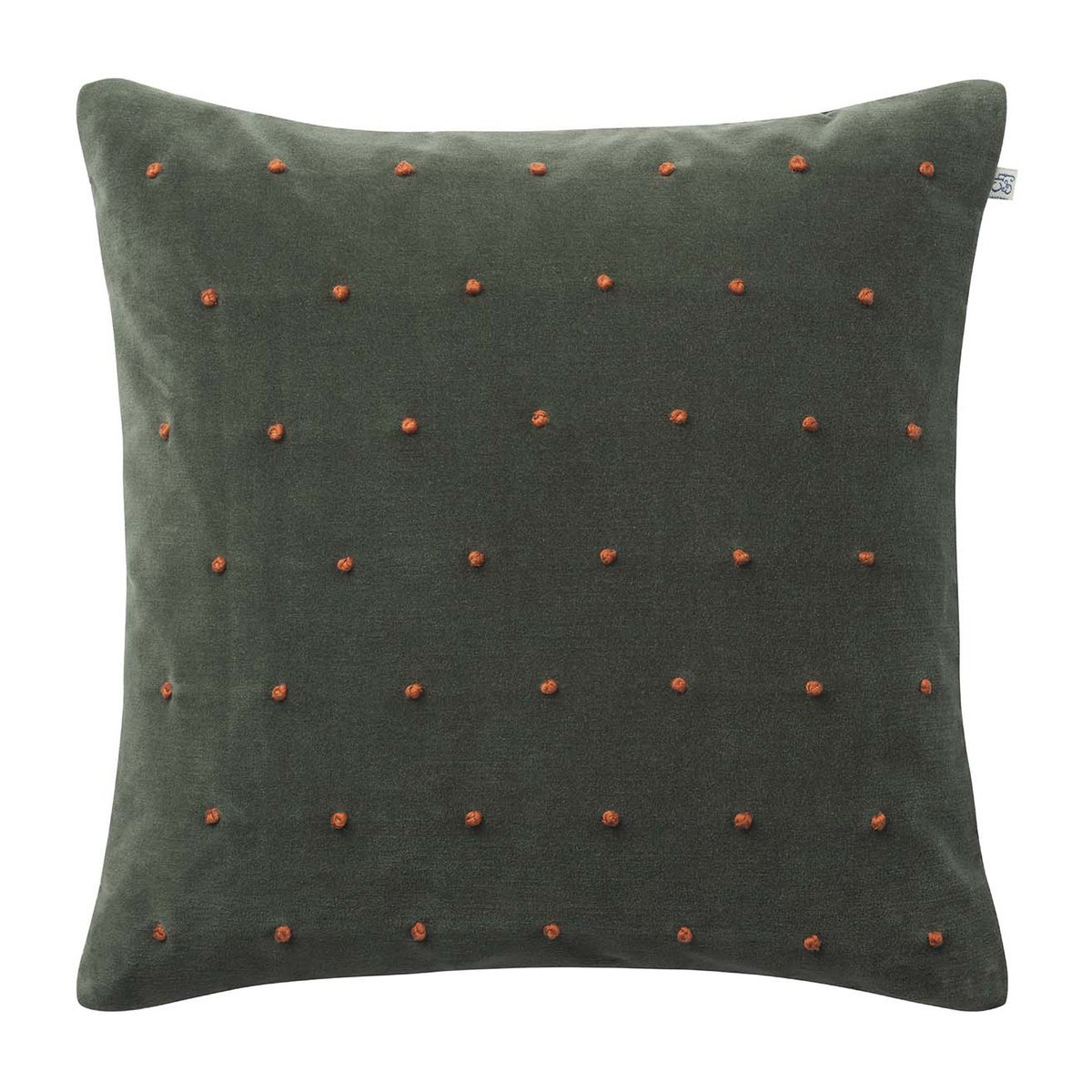 Chhatwal & Jonsson Roma putetrekk 50 x 50 cm Forest green-terracotta